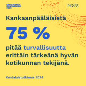 Kuntalaistutkimus 2024: kankaanpääläiset nostivat turvallisuuden tärkeimmäksi asiaksi hyvässä kotikunnassa