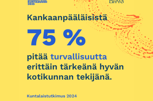 Kuntalaistutkimus 2024: kankaanpääläiset nostivat turvallisuuden tärkeimmäksi asiaksi hyvässä kotikunnassa