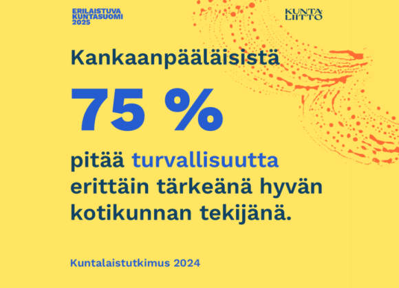 Kuntalaistutkimus 2024: kankaanpääläiset nostivat turvallisuuden tärkeimmäksi asiaksi hyvässä kotikunnassa