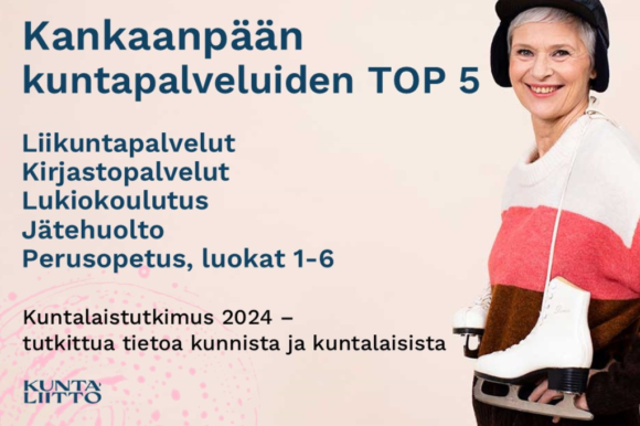 Kankaanpäässä arvostetaan kaupungin palveluja – kärjessä liikunta- ja kirjastopalvelut