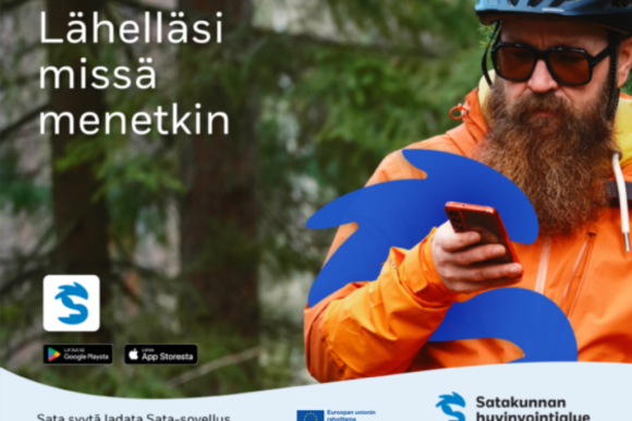 Sata-sovellus "Lähelläsi minne menetkin."